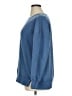 Zella Solid Blue Sweatshirt Size XL - photo 5