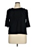 Moon River 100% Cotton Black 3/4 Sleeve Blouse Size XL - photo 1