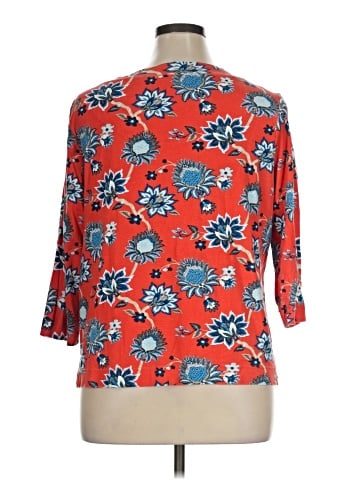 Chico's 3/4 Sleeve T-Shirt (view 2)