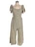 Luxology 100% Rayon Chevron-herringbone Green Jumpsuit Size L - photo 1