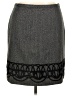 Ann Taylor LOFT Chevron-herringbone Gray Formal Skirt Size 14 - photo 1