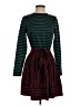 LDT Stripes Green Casual Dress Size 4 - photo 1