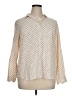Uniqlo 100% Rayon Polka Dots Ivory Long Sleeve Blouse Size XL - photo 1