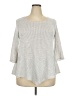 Star Vixen Gray 3/4 Sleeve Top Size 2X - photo 1