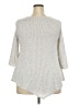 Star Vixen Gray 3/4 Sleeve Top Size 2X - photo 2