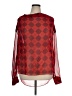 CAbi 100% Polyester Red Long Sleeve Blouse Size XL - photo 1