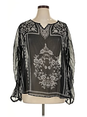 One World Long Sleeve Blouse (view 1)