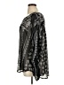 One World 100% Polyester Black Long Sleeve Blouse Size XL - photo 5