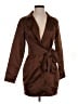 PrettyLittleThing 100% Polyester Brown Casual Dress Size 4 - photo 1