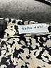 Bella Dahl 100% Rayon Animal Print Ivory Long Sleeve Blouse Size L - photo 7