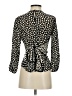 J.Crew 100% Silk Black 3/4 Sleeve Top Size 0 (petite) - photo 2