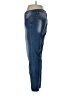 Hydraulic Floral Blue Jeans Size 10 - photo 5
