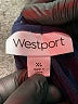 Westport 100% Rayon Blue 3/4 Sleeve Top Size XL - photo 7