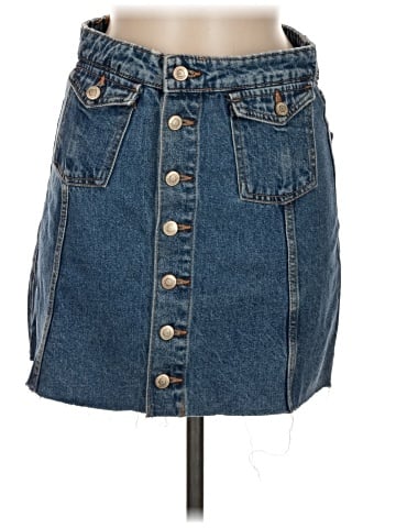 Trafaluc by Zara Denim Skirt (view 1)
