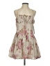Seni & Cade 100% Polyester Floral Tan Cocktail Dress Size M - photo 1
