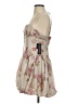 Seni & Cade 100% Polyester Floral Tan Cocktail Dress Size M - photo 5