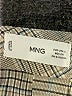 MNG Plaid Gray Casual Skirt Size S - photo 4