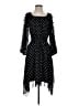 Club Monaco 100% Polyester Polka Dots Black Cocktail Dress Size XS - photo 1