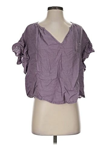 Velvet by Graham & Spencer Short Sleeve Blouse (view 1)