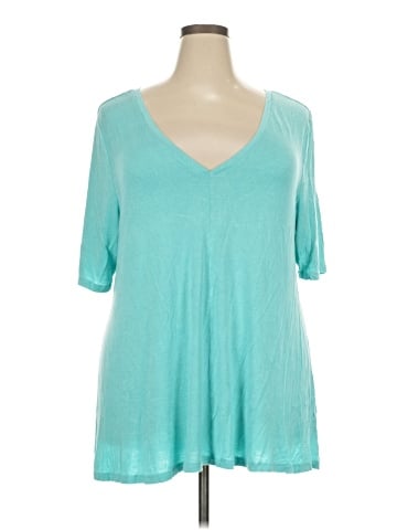 Lane Bryant 3/4 Sleeve T-Shirt (view 1)