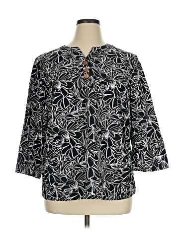 Appleseeds 3/4 Sleeve Blouse (view 1)
