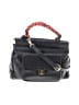 Tory Burch 100% Leather Solid Black Leather Satchel One size - photo 1