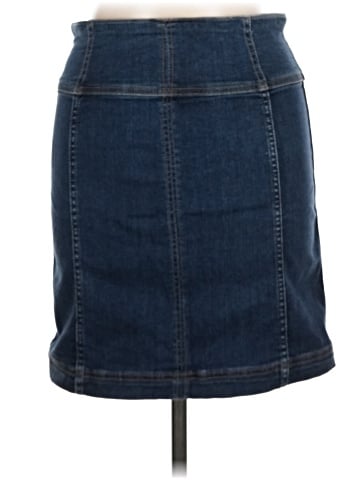 Free People Denim Skirt (view 2)