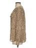 Classiques Entier Tweed Brown Long Sleeve Blouse Size S - photo 5