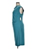 Nine West Color Block Teal Cocktail Dress Size 16 - photo 5