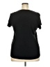 Sejour Black Short Sleeve Top Size 2X - photo 2