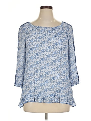 Unique Spectrum 3/4 Sleeve Blouse (view 1)