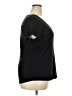 Sejour Black Short Sleeve Top Size 2X - photo 4
