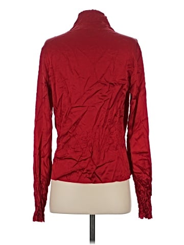 View Long Sleeve Silk Top (view 2)