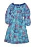 J. Khaki 100% Polyester Paisley Blue Dress Size L (kids) - photo 2