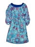 J. Khaki 100% Polyester Paisley Blue Dress Size L (kids) - photo 1