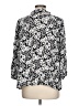 Adrienne Vittadini 100% Rayon Black 3/4 Sleeve Blouse Size L - photo 2