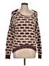 Sunny Girl Print Burgundy Pullover Sweater Size L (estimated) - photo 1