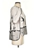 Cooper & Ella 100% Polyester Graphic Silver Short Sleeve Blouse Size XS (0) - photo 4