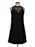 Sandro 100% Polyester Solid Black Cocktail Dress Size Lg (3) - photo 1