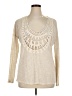 Studio Y 100% Polyester Ivory Long Sleeve Top Size XL - photo 1