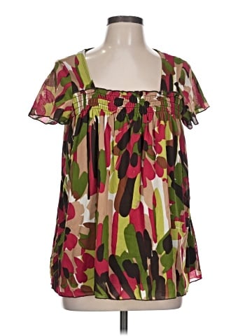 I.N. Studio Short Sleeve Blouse (view 1)