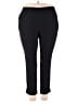 Anne Klein Solid Black Active Pants Size XXL - photo 1