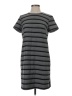 Ann Taylor Stripes Gray Casual Dress Size S - photo 1