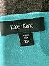 Karen Kane Teal 3/4 Sleeve Top Size 2X - photo 7