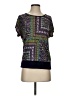 Lavish Purple Short Sleeve Blouse Size S - photo 1