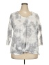 Mudd Gray 3/4 Sleeve Top Size XXL - photo 1