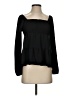 Paper Crane 100% Polyester Black Long Sleeve Blouse Size S - photo 1