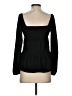 Paper Crane 100% Polyester Black Long Sleeve Blouse Size S - photo 2