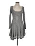 Ecote Houndstooth Gray Casual Dress Size S - photo 1