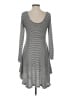 Ecote Houndstooth Gray Casual Dress Size S - photo 2